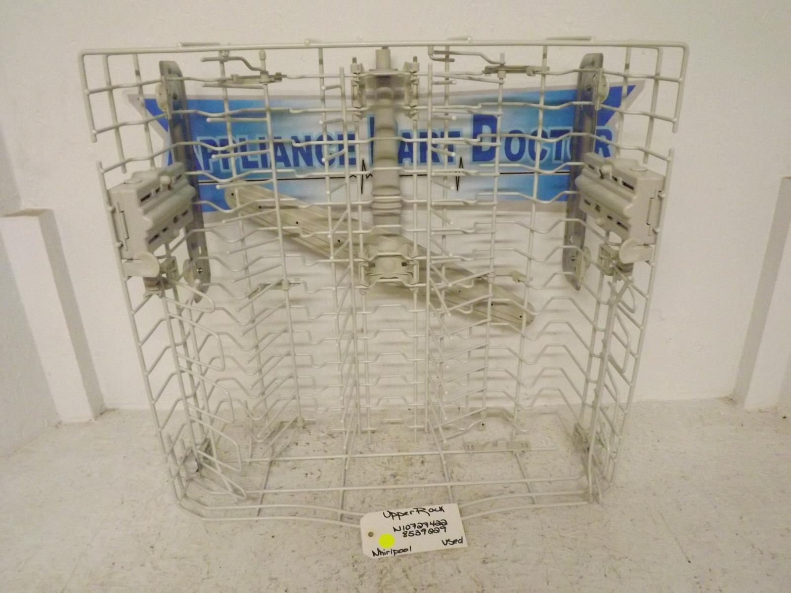 Whirlpool Dishwasher W10727422 8539229 Upper Rack Used Whirlpool Dishwasher W10727422 8539229 Upper Rack Used